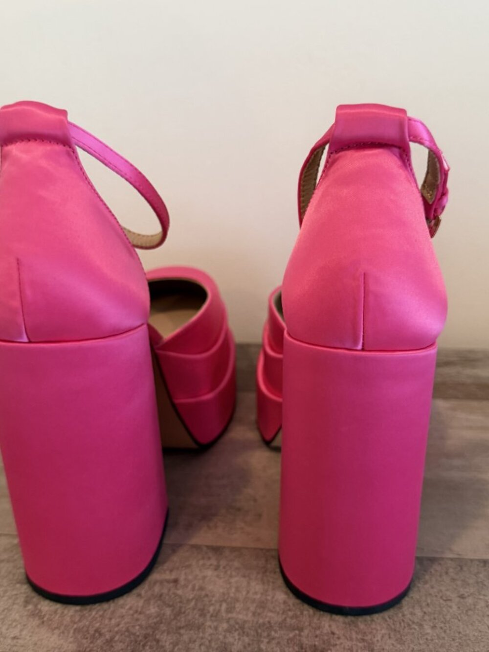 Steve Madden | Pink Satin Charlize Heels - Picture 8 of 11